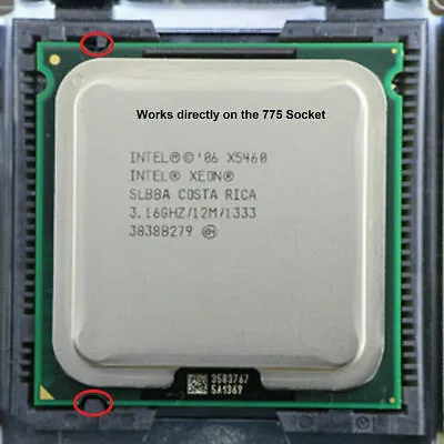 Intel Xeon X5355 X5460 X5365 X5450 X5470 X5472 X5482 LGA 775 CPU Processor • $28.86