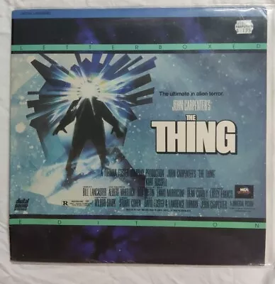 John Carpenter‘s The Thing 1982 Laserdisc Letterboxed Edition-Horror-Alien • $24.95