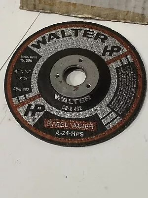 WALTER 08-B 402 HP COMBO GRINDING WHEEL 4 X 1/8  X5/8  A24 COMBO • $2.50