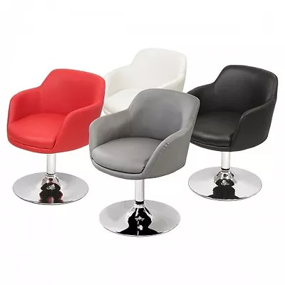 Bucketeer Swivel Dining/bistro Chairs - Available In Black White And Grey • £185