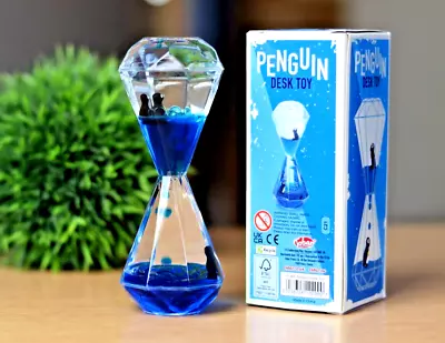 Penguin Liquid Motion Hourglass | Sand Timer 1 Minute • £9.99