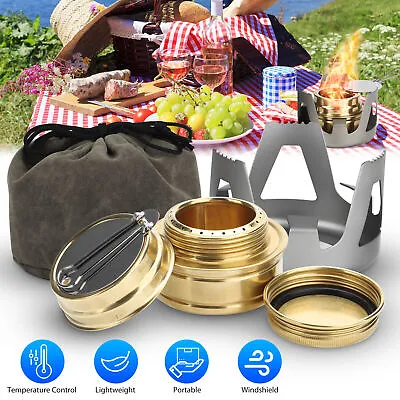 Mini Alcohol Stoves Portable Ultra-Light Alcohol Burner For Outdoor Camping • $13.49