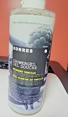 KORRES Shower Gel Body Wash MULBERRY VANILLA Large 13.53 Oz New • $19.73