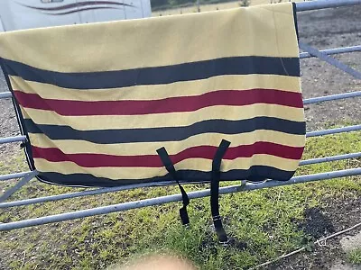 £47.99 • Buy REDUCED HorseWare Rambo 6’3” Delux Fleece Cooler Newmarket Stripe Witney Rug