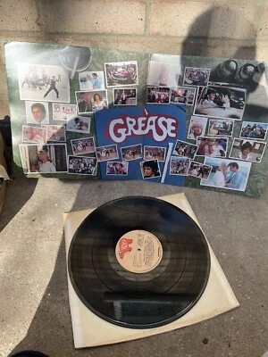 £3.99 • Buy GREASE VINYL LP       OLIVIA   NEWTON     JOHN TRAVOLTA      70's RETRO