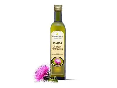 Milk Thistle Oil Cold-Pressed Organic Oils Safflower Oil Масло 500 ML • £16.94