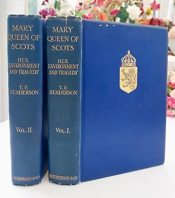 £69.99 • Buy 1905 1ST EDN – MARY QUEEN OF SCOTS – Biography By T F Henderson 2 VOLS COMPLETE