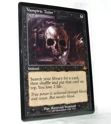 Vampiric Tutor Dominaria Remastered Mythic Retro Frame MTG Card 314 • $34.95