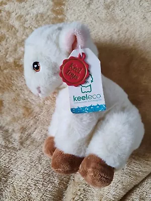 Plush Sheep Soft Toy 19cm / 7.5 In Keeleco Keel Toys New With Tags  • £7.99