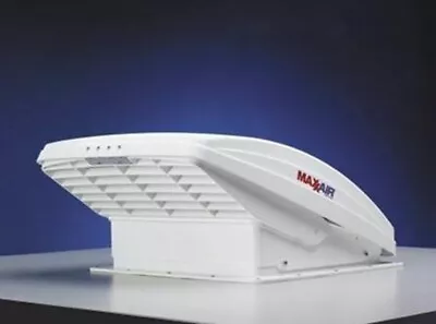 Maxxair White Maxxfan Deluxe 10-Speed Ventilator 00-05100K Fits 14 X14  RV Roof • $350.13
