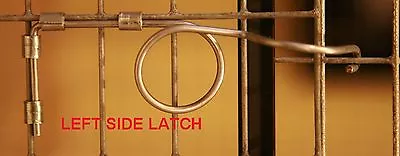 £9.39 • Buy 6 Pack Left Hand Cage Latches. Rabbit, Quail, Game Bird, Chicken Cages.J Clip
