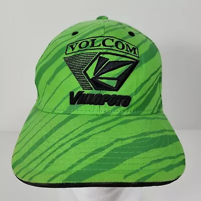 Volcom Adult Small Medium Hat Ryan Villopoto Embroidered Logo Flex Fit Cotton • $12.44