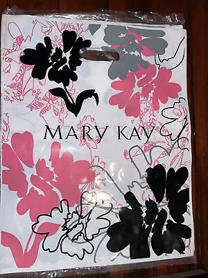 35 New Mary Kay Consultant Shopping Plastic Bags Large White/Pink/Black 12x16” • $12.14