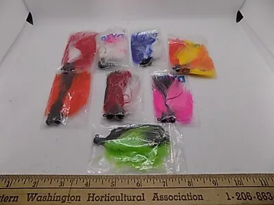 15 Steelhead Marabou Jigs  Assorted Colors (lot Of 15) • $14.99