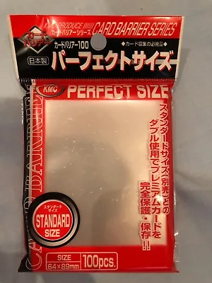 KMC Perfect Size Sleeves (1 Pack Of 100 Sleeves) 64mm X 89mm - Fit CCG/MTG/TCG • $7.45