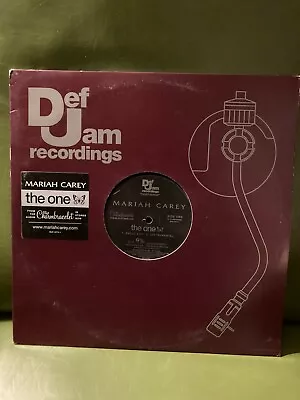 Mariah Carey The One 12  Vinyl Single VERY RARE 2002 Press Def Jam Pop Diva • $23