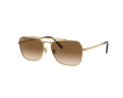 Ray-Ban Sunglasses RB3636 NEW CARAVAN  001/51 Gold Brown • $142.32