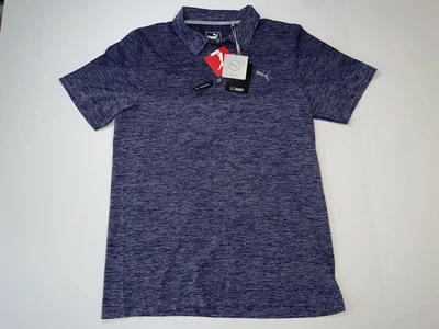 $54.08 • Buy NWT Puma Evoknit Dry Cell Seamless Golf Polo - Men’s MEDIUM - Navy Color