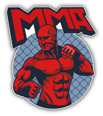 Mixed Martial Arts Emblem Car Bumper Sticker Decal • $2.75