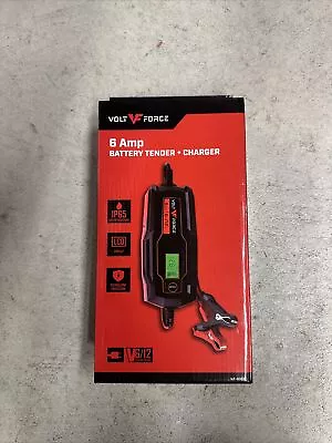 Volt Force 6 Amp Battery Tender & Charger Lcd Display 6/12 Charging Voltage • $55