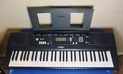 Yamaha EZ-220 61-Key Lighted Key Portable Keyboard. TESTED WORKING. Power Supply • $59