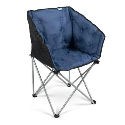 Kampa Folding Tub Chair Lightweight - Blue - Camping / Caravan / Motorhome • £23.95
