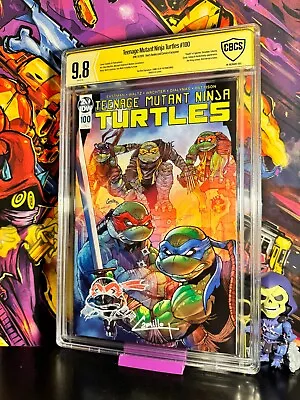 🔥 RARE 🔥 Teenage Mutant Ninja Turtles #100 🔑 SIGNED SKETCH CAMILLO COVER CGC • $229