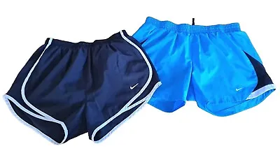Nike Dri-fit Running Athletic Training Gym Shorts Women's Size M (Lot Of 2) • $24.99