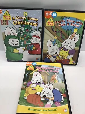 Nick Jr. Max & Ruby Lot Of  3 Children/Family DVD Bundle(B20) • $8.99