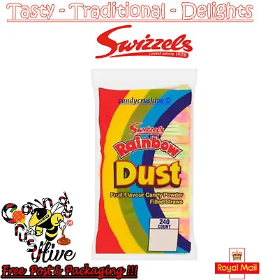 £99.97 • Buy Swizzels Rainbow Dust Retro Sweets Party Bag Fillers Sherbert Sherbet Matlow