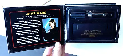 New 2005 Master Replicas Star Wars Anakin Skywalker Lightsaber .45 Scale Sw-310 • $169.26