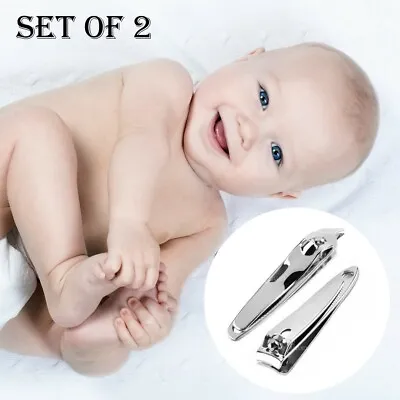 £2.58 • Buy Nail Clippers Cutters Toe Trimmer Nipper Finger Manicure Pedicure Baby Kids Set