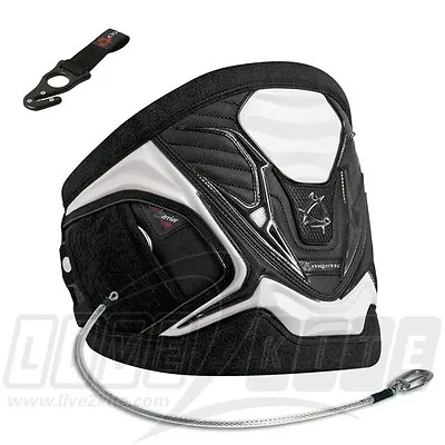 Mystic Warrior III 2011 White Waist Harness Kitesurfing Windsurfing Snowkiting • $120