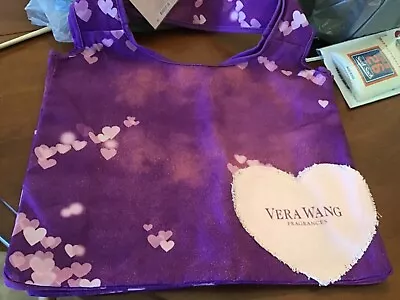 Vera Wang Princess Tote/beach Bag With Wide Strap. Purple And Pink Large Size • $18