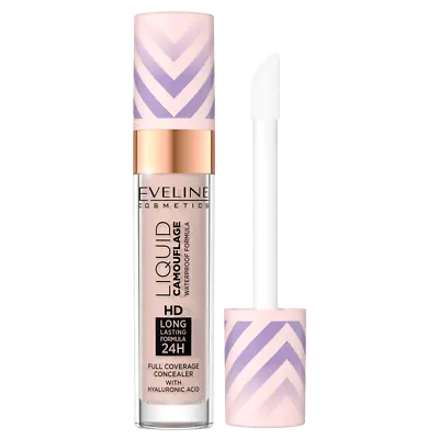 Eveline Liquid Camouflage Waterproof Concealer No 03 Soft Natural 7.5ml • £5.49