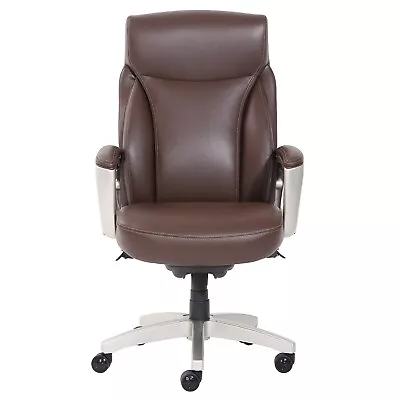 La-Z-Boy Arcadian Bonded Leather Executive Chair Brown 2/Pack 60008VS • $378.44