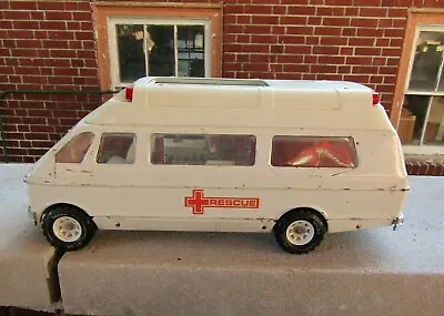 Vintage Metal Tonka Emergency Rescue Ambulance  • $34.95