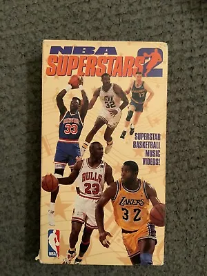 NBA Superstars 2 VHS - Music Videos Michael Jordan Magic Johnson Larry Bird • $9.99