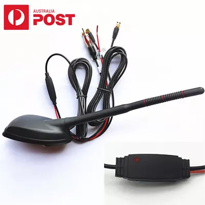 Car Radio GPS&DAB&AM/FM Aerial Universal Roof Mount Antenna 5M Cable SMA SMB AU • $53.24