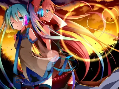 V6442 Hatsune Miku Megurine Luka Vocaloid Anime Art Decor WALL POSTER PRINT AU • $20.85