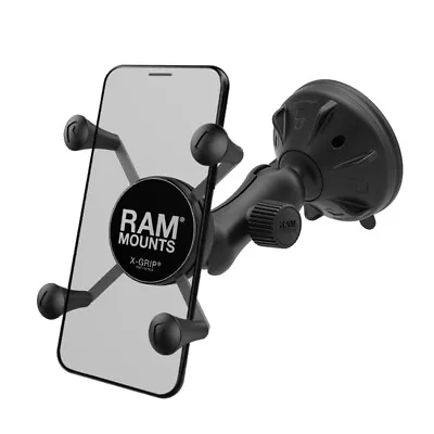 RAM X-Grip Holder Small Twist Lock Suction Cup Mount RAP-B-166-2-UN7 For IPhone • £49.73