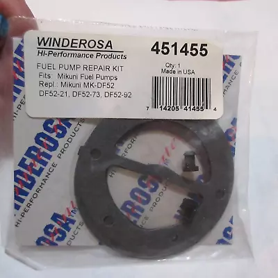 Winderosa 451455 Round Fuel Pump Repair Kit Mikuni Snowmobile Sealed Pkg • $12