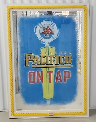 Pacifico Cerveza On Tap Huge Beer Bar Pub Man Cave Big Mirror • $249