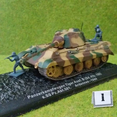 £10.95 • Buy 8) DeAgostini 1/72 Combat Tanks. TIGER II (Henschel). See Purchase Options