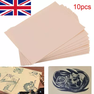 Pack Of 10pcs 20x15cm Synthetic Learn Blank Tattoo Fake False Practice Skin • £19.91