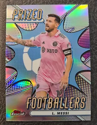 2023 Topps Finest MLS Prized Footballers Lionel Messi Inter Miami CF #PF-17 • $8