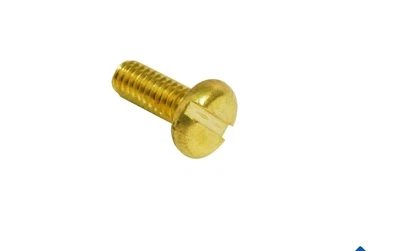 £2.97 • Buy BRASS PAN HEAD M4 . SLOTTED SCREW. FULL THREAD. 20mm. 10 PACK