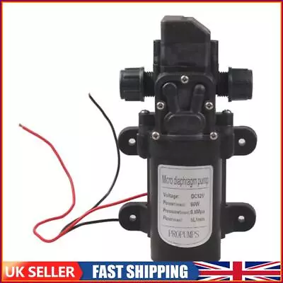 12V 60W Self Priming Pump High Pressure Water Pumping For Caravan RV Boat Marine • £15.79