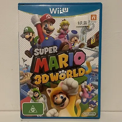 Super Mario 3D World Nintendo Wii U Game PAL 2013 Platformer • $17.99