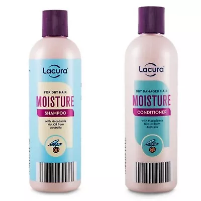 Lacura Moisture Shampoo & Conditioner With Macadamia Nut Oil From Australia • £8.75